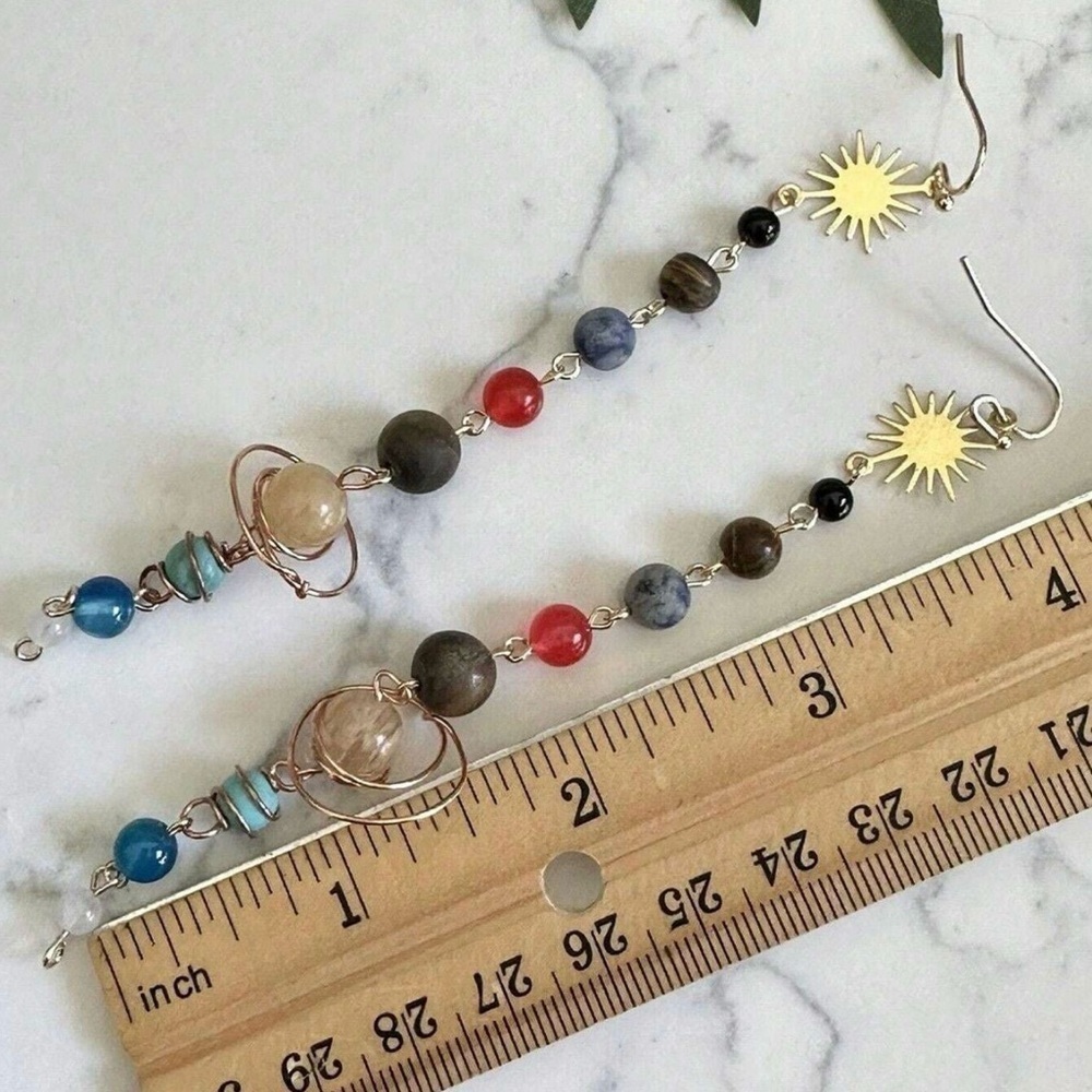COPY - 5 items for 20 deal|2pcs Vintage Bohemian Handmade
Natural Beads Solar S… - Picture 3 of 4